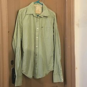 Hollister, mens button down shirt.